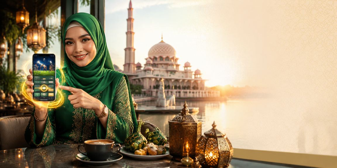 Pemain menikmati bonus hari raya kasino mudah alih di Putrajaya Malaysia